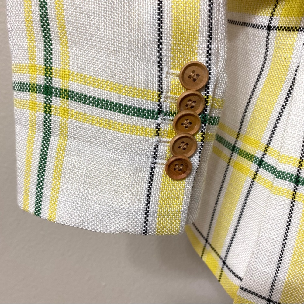 Veronica Beard Schoolboy Windowpane Plaid Blazer … - image 8